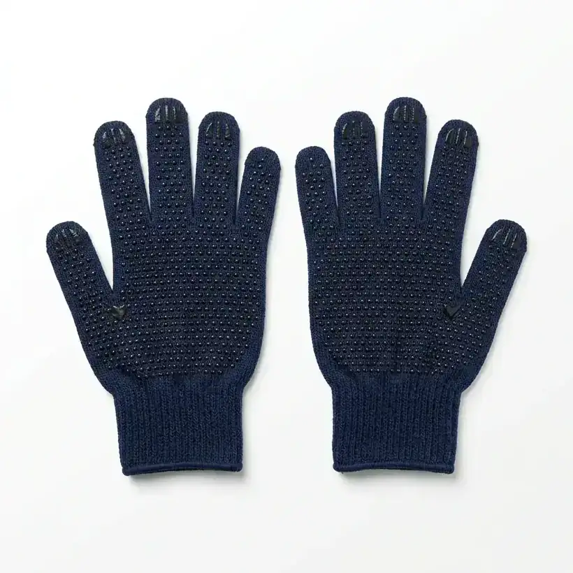 Polycotton knitted glove with PVC dot grip, SAS Agencies